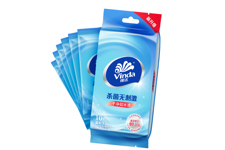 VINDA MILD AND FRAGRANCE-FREE WIPES 10PCS